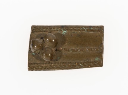 Goldweight with a Geometric Design, Ghana, 18th/19th century. Creator: Unknown.