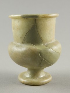 Vase, Egypt, New Kingdom Period, Dynasty 19 (1292-1202 BCE). Creator: Unknown.