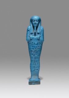 Ushabti (Funerary Figurine) of Psamtek, Egypt, Late Period, Dynasty 26, reign of Amasis (570-526 BCE Creator: Unknown.