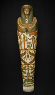 Coffin and Mummy of Paankhenamun, Thebes, Third Intermediate Period, Dynasty 22... Creator: Unknown.