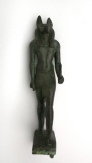 Statuette of the God Anubis, Egypt, Third Intermediate-Late Periods, Dynasties 21-31... Creator: Unknown.