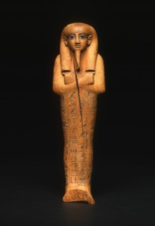 Shabti (Funerary Figurine) of Nebseni, Egypt, New Kingdom, Dynasty 18 (about 1570 BCE). Creator: Unknown.