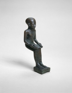 Statuette of Imhotep, Egypt, Ptolemaic Period (305-30 BCE). Creator: Unknown.