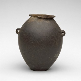 Vessel with Lug Handles, Egypt, Predynastic Period-Old Kingdom (about 4000-2250 BCE). Creator: Unknown.