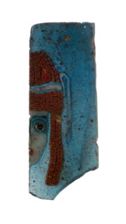 Fragment of an Inlay Depicting a Theater Mask, Egypt, late 1st century BCE/early 1st century CE. Creator: Unknown.