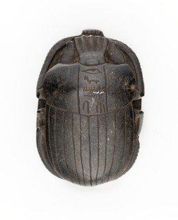 Heart Scarab of the Worker Amun-Mes, Egypt, New Kingdom, Dynasty 19, reign of Ramesses II... Creator: Unknown.
