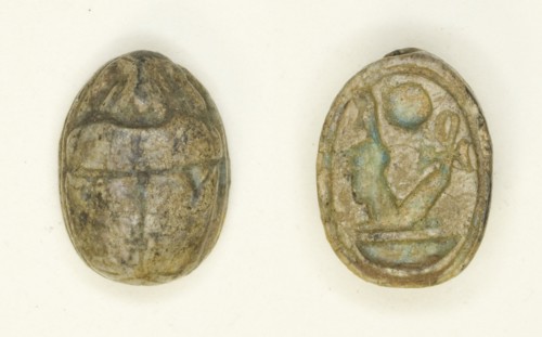 Scarab: Nebmaatra (Amenhotep III), Egypt, New Kingdom, Dynasty 18, Reign of Amenhotep IIII... Creator: Unknown.