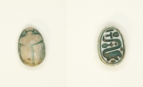 Scarab: Long-Necked Creature, Egypt, Middle Kingdom-Second Intermediate Period, Dynasties... Creator: Unknown.