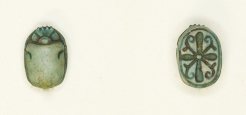 Scarab: Cross Pattern, Egypt, Second Intermediate Period, Dynasty 15 (about 1650-1550 BCE). Creator: Unknown.