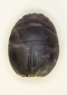 Scarab: Uninscribed, Egypt, Middle Kingdom, Dynasty 12 (about 1985-1773 BCE). Creator: Unknown.