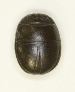 Scarab: Uninscribed, Egypt, Middle Kingdom-Late Period, Dynasties 12-26 (about 1985-525 BCE). Creator: Unknown.