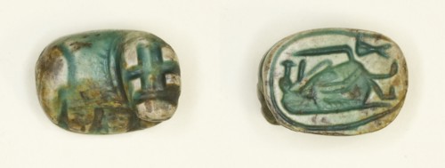 Scaraboid: Hippopotamus, Egypt, New Kingdom, Dynasties 18-20 (about 1550-1069 BCE). Creator: Unknown.