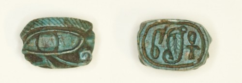 Scaraboid: Wedjat Eye, Egypt, New Kingdom, Dynasty 18 (about 1550-1295 BCE). Creator: Unknown.