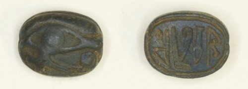 Scaraboid: Wedjat Eye, Egypt, New Kingdom, Dynasty 18 (about 1550-1295 BCE). Creator: Unknown.