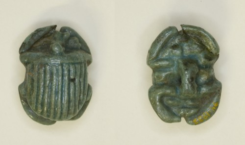 Scarab, Egypt, Late Period, Dynasty 26 (664-525 BCE). Creator: Unknown.