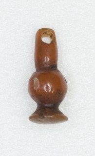Pendant in the Shape of a Poppy, Egypt, New Kingdom (about 1550-1069 BCE). Creator: Unknown.