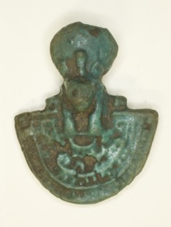 Pectoral Amulet of the Goddess Bastet, Egypt, Third Intermediate Period, Dynasty 21-25 (1070-656 BCE Creator: Unknown.