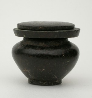 Kohl Jar with Lid, Egypt, Middle Kingdom, Dynasties 12-13 (about 1985-1650 BCE). Creator: Unknown.
