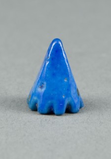 Pendant in the Shape of a Lotus Blossom, Egypt, New Kingdom-Late Period (about 1550-664 BCE). Creator: Unknown.