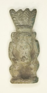 Amulet of the God Bes, Egypt, Third Intermediate Period, Dynasties 21-25 (about 1069-664 BCE). Creator: Unknown.