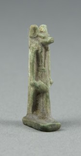 Amulet of the God Anubis, Egypt, Late Period, Dynasties 26-31 (664-332 BCE). Creator: Unknown.