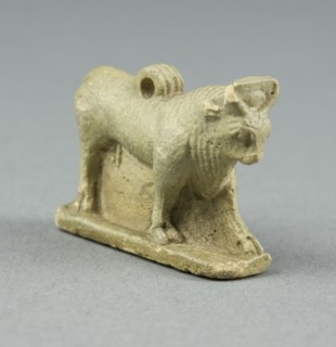 Amulet of the Apis Bull, Egypt, Late Period, Dynasties 26-31 (664-332 BCE). Creator: Unknown.