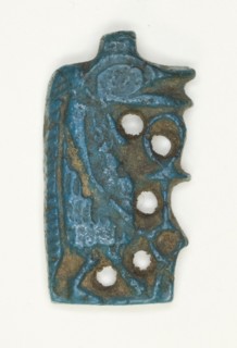 Amulet of the Goddess Tawaret (Thoeris) in Profile, Egypt, New Kingdom, Dynasties 18-20 (abt 1550... Creator: Unknown.