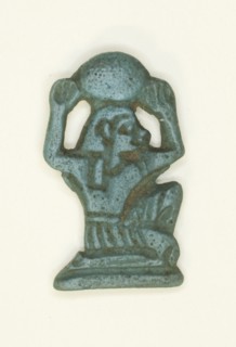 Amulet of the God Shu, Egypt, New Kingdom-Third Intermediate Period, Dynasties 19-25 (abt 1186-... Creator: Unknown.