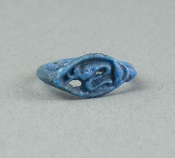 Ring: Figure of Serpent Uto (?) Wearing Crown of Lower Egypt, Egypt, New Kingdom, Dynasty 18... Creator: Unknown.