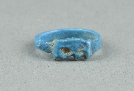 Eye of Horus (Wedjat) Finger Ring, Egypt, New Kingdom, late Dynasty 18 (about 1325 BCE). Creator: Unknown.
