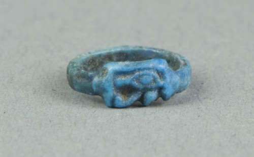 Eye of Horus (Wedjat) Finger Ring, Egypt, New Kingdom, late Dynasty 18 (about 1325 BCE). Creator: Unknown.