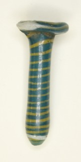 Ear Stud or Bead, Egypt, New Kingdom, Dynasties 18-19 (about 1350-1186 BCE). Creator: Unknown.