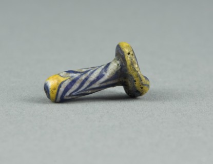 Ear Stud or Bead, Egypt, New Kingdom, Dynasties 18-19 (about 1350-1186 BCE). Creator: Unknown.