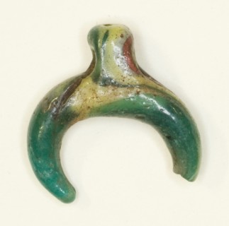 Amulet of the Lunar Crescent, Egypt, New Kingdom-Roman Period (about 16th century BCE-4th cen... Creator: Unknown.