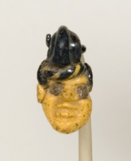 Pendant in the Shape of a Head, Carthage, 5th century-3rd century BCE. Creator: Unknown.
