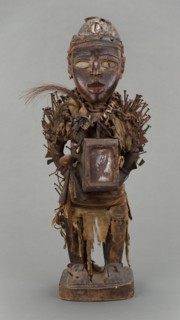 Male Figure (Nkisi Nkondi), Republic of the Congo, Early-mid 19th century. Creator: Unknown.