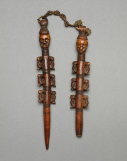 Pair of Staffs (Edan), Nigeria, 19th century or before. Creator: Unknown.