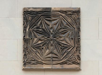 Spandrel Panel from the Saint Nicholas Hotel, St. Louis, Missouri, 1892/93. Creator: Adler & Sullivan.