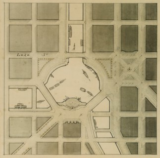 The Plan of Chicago Plate 106, Chicago, Illinois, Presentation Drawing, 1909. Creator: Daniel Burnham.