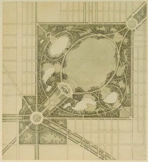 Plan of Chicago, Plate 62, Plan of a Proposed Park, 1909. Creator: Daniel Burnham.