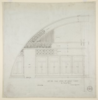 Isaiah Temple, Chicago, Illinois, Organ Screen Detail, 1898/99. Creator: Dankmar Adler.