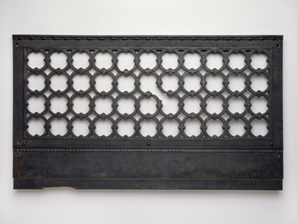 Marquette Building: Elevator Grille Base, 1893/95. Creator: Holabird & Roche.