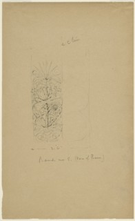 McVickers Theater, Chicago, Illinois, Sketch, c. 1883-1891. Creator: Louis Sullivan.