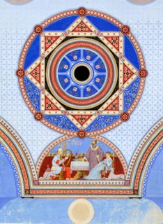 Ottawa Opera House, Ottawa, Illinois, Wall Stencil Design, c. 1875. Creator: Peter Bonnett Wight.