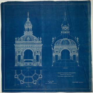 World's Columbian Exposition Cluett Coon & Co. Exhibition Pavilion, Chicago, Plan..., 1893. Creator: Peter Joseph Weber.