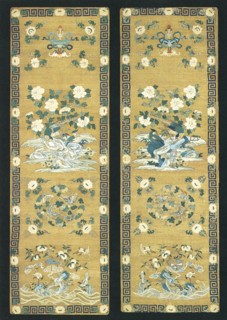 Pair of Chair Panels, China, Qing dynasty (1644-1911), late 17th/early 18th century. Creator: Unknown.