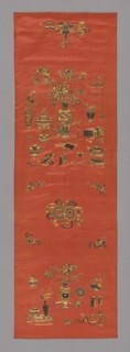Chair Cover, China, Qing dynasty (1644-1911), 1800/25. Creator: Unknown.