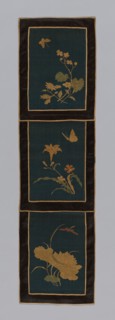 Panel (Furnishing Fabric), China, Qing dynasty (1644-1911), 1875/1900. Creator: Unknown.