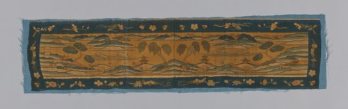 Valance, China, Qianlong Period, Qing dynasty (1644-1911), 1875/1900. Creator: Unknown.