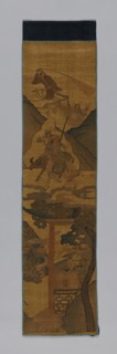 Panel (Furnishing Fabric), China, Qing dynasty(1644-1911), 1800/1900. Creator: Unknown.